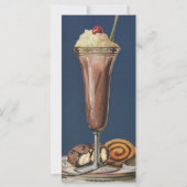 ヴィンテージアイスクリームシェイク、ホイップクリーム&さくらんぼ (正面)