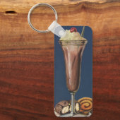 ヴィンテージアイスクリームシェイク、ホイップクリーム&さくらんぼ キーホルダー (正面)