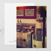 ヴィンテージアイスクリームショップ 招待状 (正面/裏面)