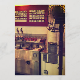 ヴィンテージアイスクリームショップ 招待状