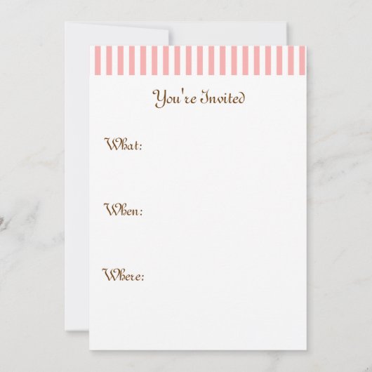 ヴィンテージアイスクリームソーダパーティの招待状 招待状 (裏面)