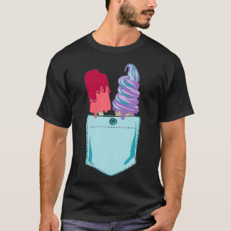 ヴィンテージアイスクリーム夏 Tシャツ