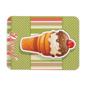 ヴィンテージアイスクリーム マグネット (横)