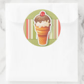 ヴィンテージアイスクリーム ラウンドシール (バッグ)
