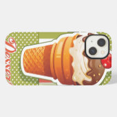 ヴィンテージアイスクリーム iPhoneケース (裏面横)