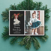 ヴィンテージアイススケートフラットホリデーカード シーズンカード