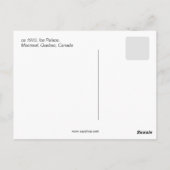 ヴィンテージアイスパレスモントリオールカナダ ポストカード (裏面)