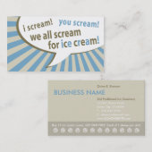 ヴィンテージアイスパンチカード ロイヤリティカード (正面/裏面)