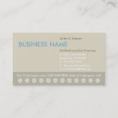 ヴィンテージアイスパンチカード ロイヤリティカード (裏面)