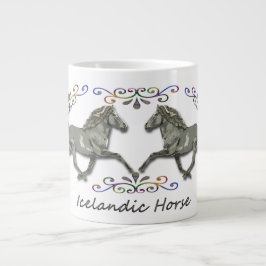 ヴィンテージアイスランドウマ ジャンボコーヒーマグカップ