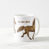 ヴィンテージアイスランドホース コーヒーマグカップ (正面右)
