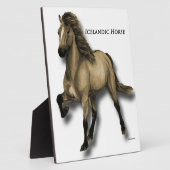 ヴィンテージアイスランドホース フォトプラーク (側面)