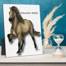 ヴィンテージアイスランドホース フォトプラーク