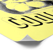 ヴィンテージアイスレモネードバイカリアイヴ ポスター (角)