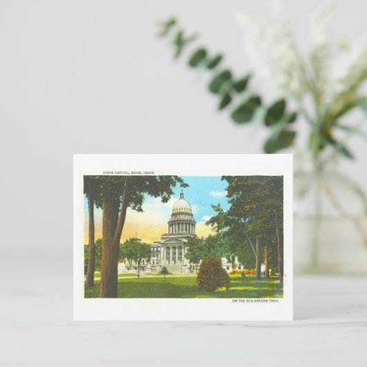 ヴィンテージアイダホ州キャピトルの葉書 ポストカード (スタンド正面)