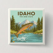 ヴィンテージアイダホ 缶バッジ (正面)
