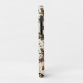 ヴィンテージアイボリー花数々の色バラ模様 Case-Mate iPhoneケース (裏面/左)