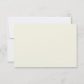 ヴィンテージアイボリー(Purple Swarls RSVP) 出欠カード (裏面)