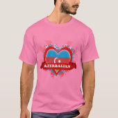 ヴィンテージアイラブアゼルバイジャン Tシャツ (正面)