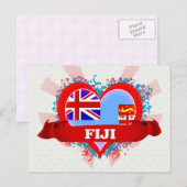 ヴィンテージアイラブフィジー ポストカード (正面/裏面)