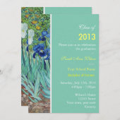 ヴィンテージアイリスズガーデン花花卒業パーティー 招待状 (正面/裏面)