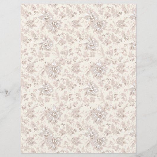 ヴィンテージアイリス&ファーンボタニカルジャンクジャーナル紙 (裏面)