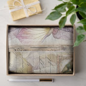 ヴィンテージアイリス&ファーンボタニカルデコップエフェラ 薄葉紙 (ギフト)