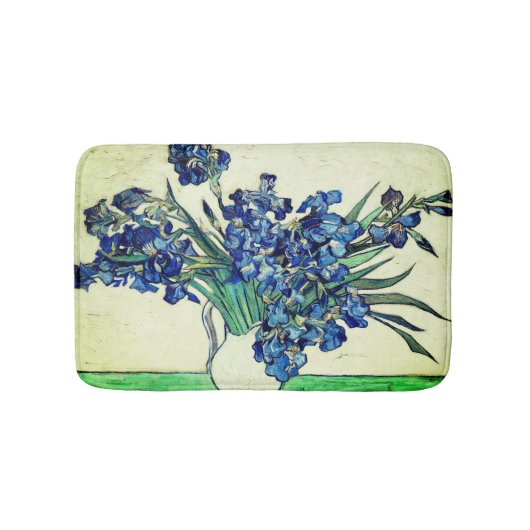 ヴィンテージアイリセス（1890年） Vincent Vanゴッホ   バスマット (正面)