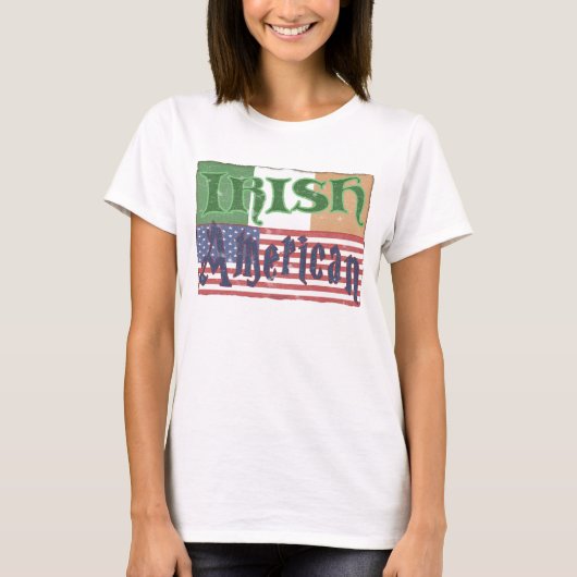 ヴィンテージアイリッシュアメリカン・ウィメンズ Tシャツ (正面)
