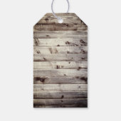 ヴィンテージアイリッシュウッドセントパトリックの日 ギフトタグ (裏面)