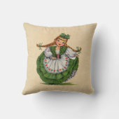 ヴィンテージアイリッシュガール伝統的ドレス クッション (裏面)