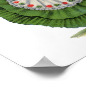 ヴィンテージアイリッシュガール伝統的ドレス ポスター (角)