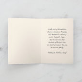 ヴィンテージアイリッシュガール名前をカスタムするセントパトリックの日 カード (内部)