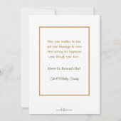 ヴィンテージアイリッシュガールSt.Patrick's Day Greeting シーズンカード (裏面)