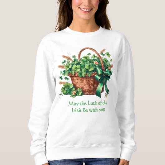 ヴィンテージアイリッシュクローバー スウェットシャツ (正面)