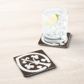 ヴィンテージアイリッシュケルトデザインブラック コースター (右側)