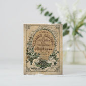 ヴィンテージアイリッシュシートミュージック ポストカード (スタンド正面)