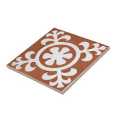 ヴィンテージアイリッシュセラミックアートデザインレッド タイル (側面)