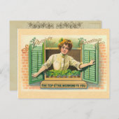 ヴィンテージアイリッシュトップオブザモーニングポストカード ポストカード (正面/裏面)