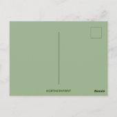 ヴィンテージアイリッシュドールハッピーSt patricks day ポストカード (裏面)