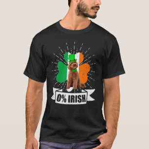 ヴィンテージアイリッシュフラッグシャムロックトイPoodle Dog St Patr Tシャツ
