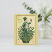 ヴィンテージアイリッシュボーイサンパトリックの日 シーズンポストカード (スタンド正面)