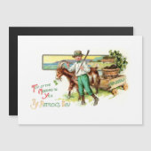 ヴィンテージアイリッシュラッドサンパトリックの日の挨拶 (正面/裏面)