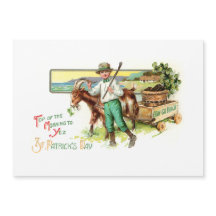 ヴィンテージアイリッシュラッドサンパトリックの日の挨拶