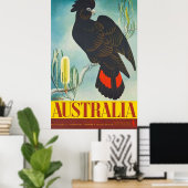ヴィンテージアイリーンマヨオーストラリア旅行 ポスター (ホームオフィス)