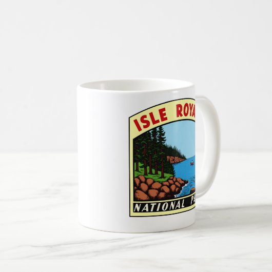 ヴィンテージアイルネ王室のーションパークミシガン コーヒーマグカップ (正面右)