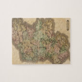 ヴィンテージアイルランドの地図(1831年) ジグソーパズル (横)