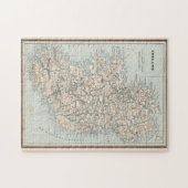 ヴィンテージアイルランドの地図(1893年) ジグソーパズル (横)
