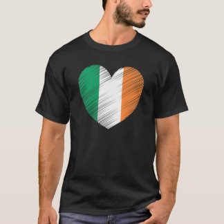 ヴィンテージアイルランド国旗のプライドサポートアイルランド Tシャツ