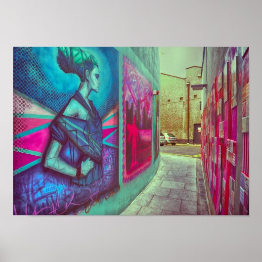 ヴィンテージアイルランド通りアートポスター ポスター (正面)